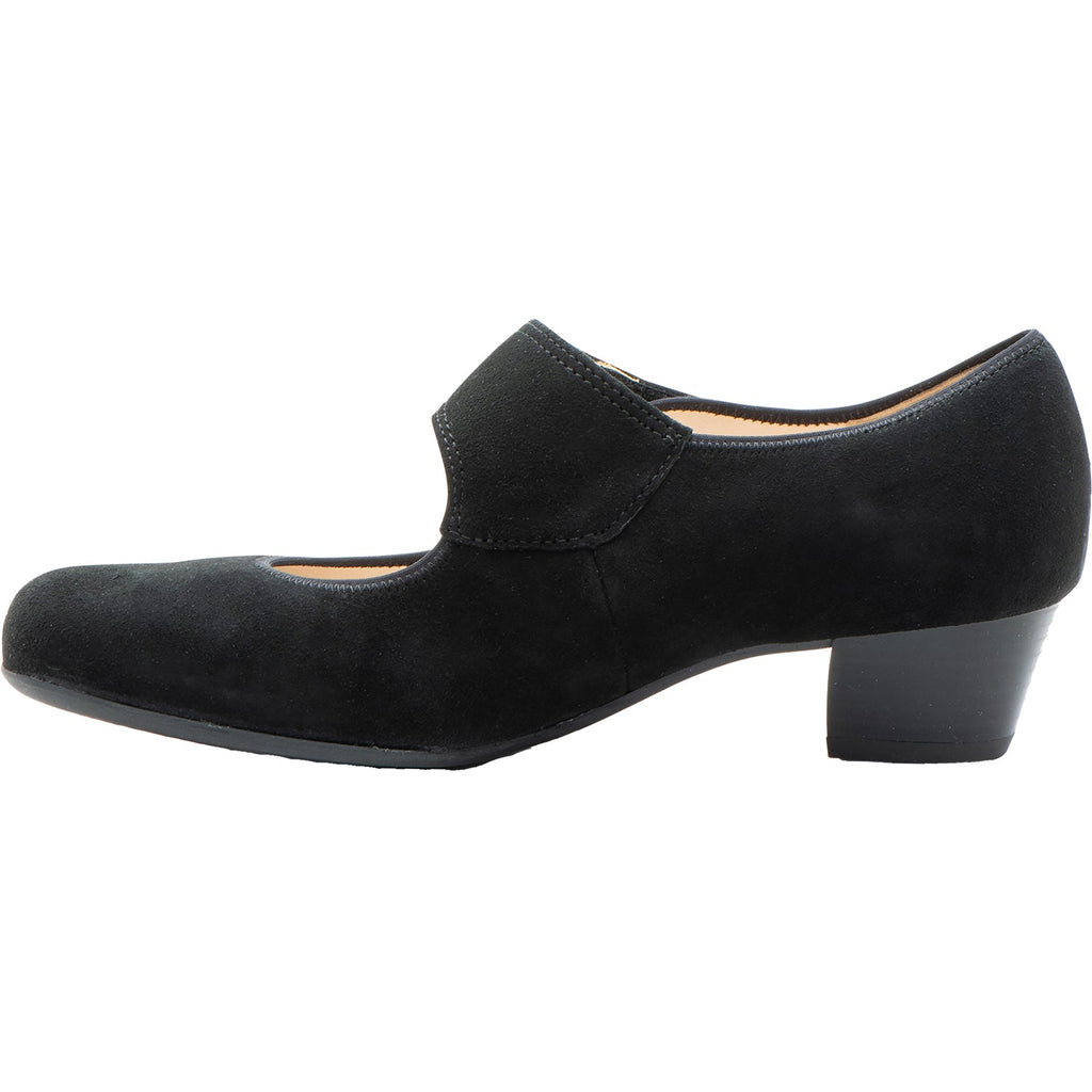 Ara Calico II Women's Mary Jane Dress Black Kid Suede