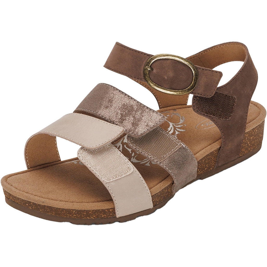 Aetrex Lilly Women's Sandals Taupe Multi