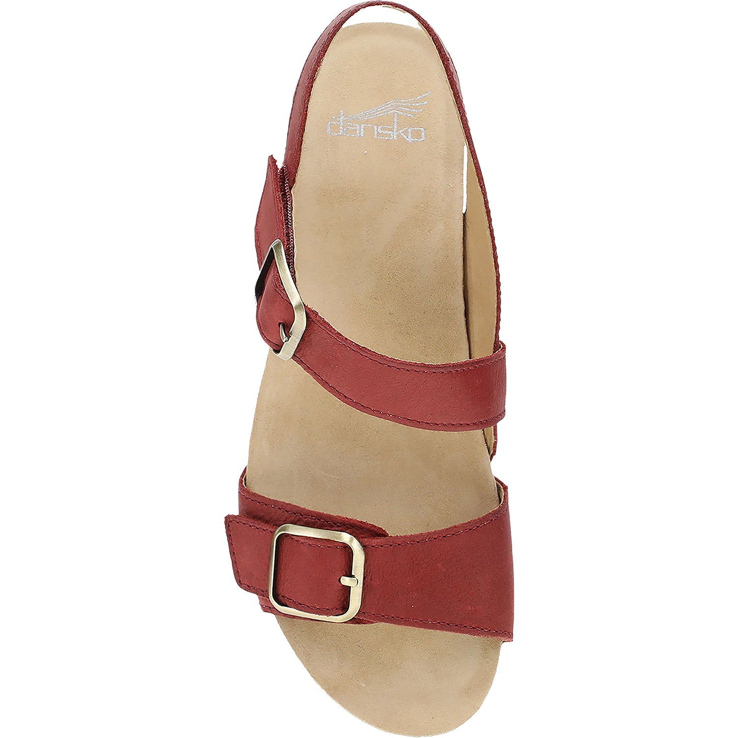 Dansko Trinity Women's Wedge Sandals Cayenne Burnished Nubuck