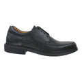 Ecco Holton Apron Toe Tie Men's Dress Shoes Black Leather