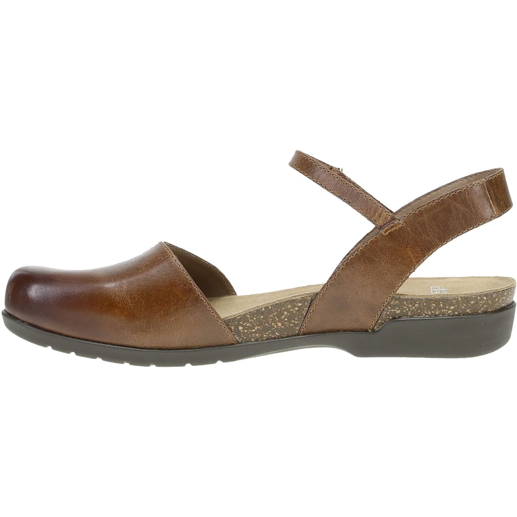 Dansko Rowan Women's Shoes Tan Waxy Burnished Nubuck