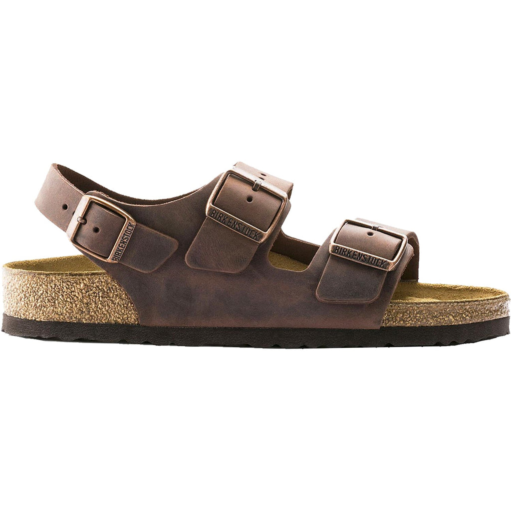 Birkenstock Milano Unisex Sandals Habana Oiled Leather