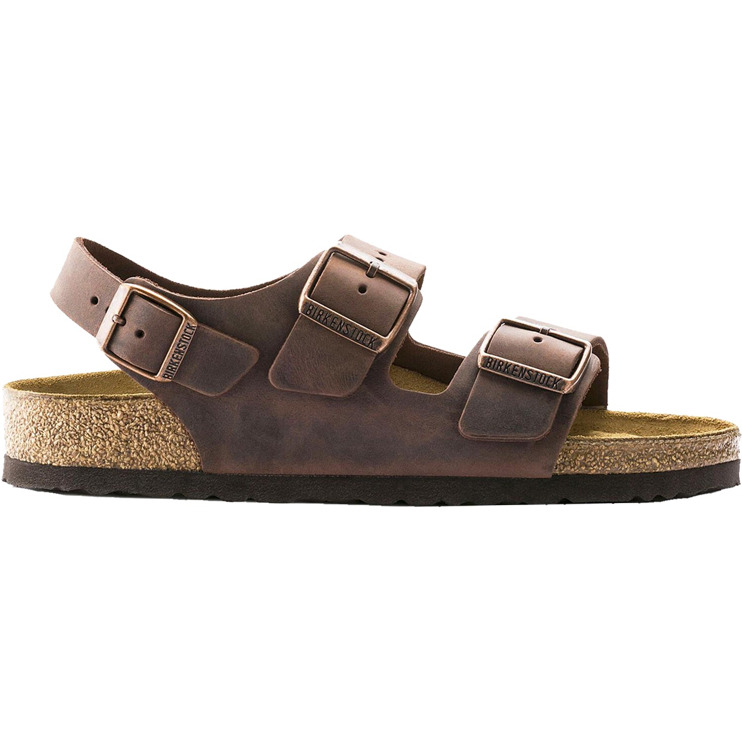 Birkenstock Milano Unisex Sandals Habana Oiled Leather