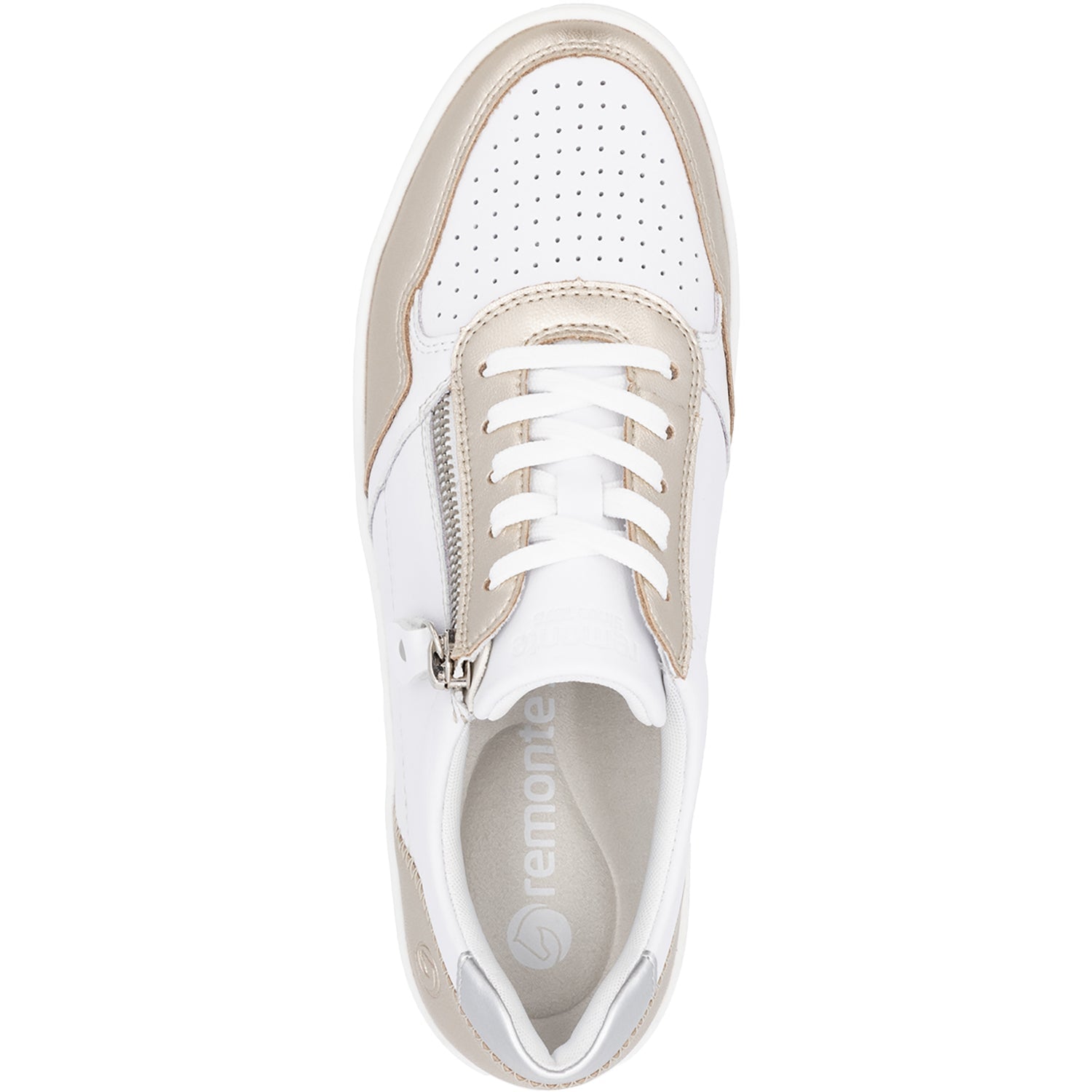 Remonte DOJ05-81 Kendra 01 Women's Sneakers Pale Gold/Weiss/Silver