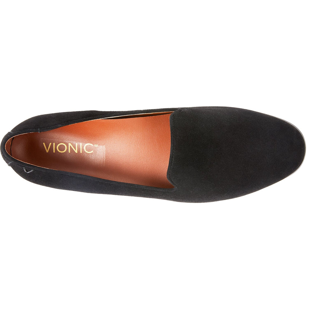 Vionic Willa Women's Slip On Flats Black Suede