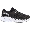 Hoka Gaviota 4 Women's Road Running Shoes Black/White Mesh