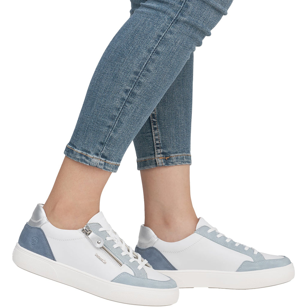 Remonte D2J01-80 Women's Sneakers Bleu/Weiss/Jeans/Silver