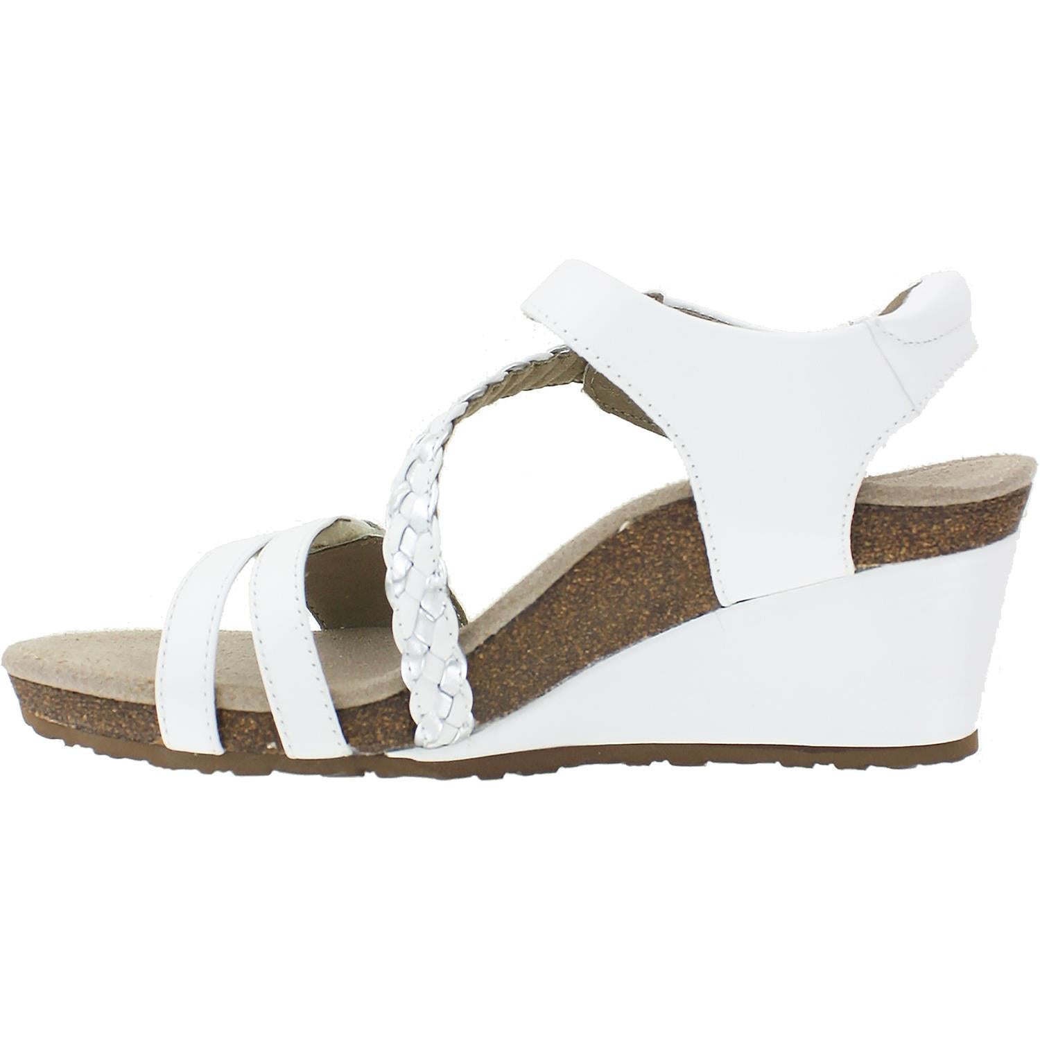 Aetrex Naya Women's Sandals White Leather