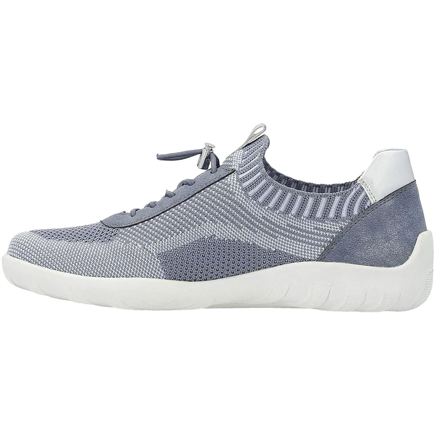 Remonte R3518-15 Liv 18 Women's Sneakers Jean-Ciel/Adria/Silver Stretch Fabric