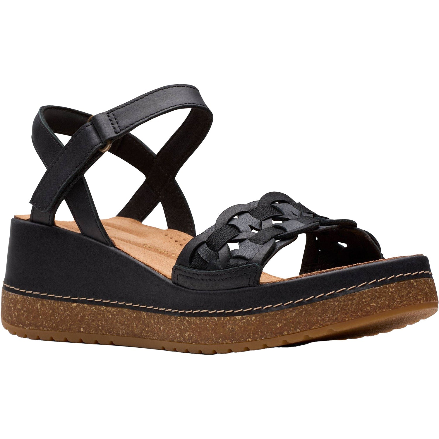Clarks Kassanda Bar Women's Sandals Black Leather