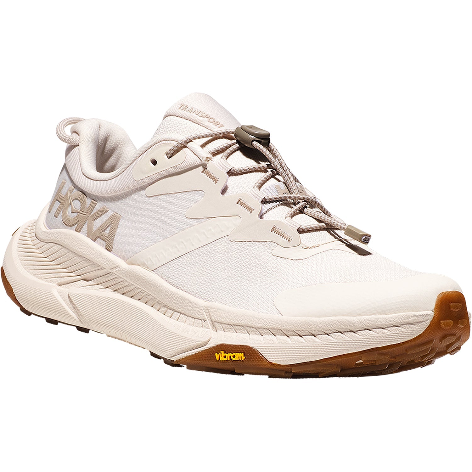 Hoka Transport Women's Shoes Eggnog/Eggnog Mesh