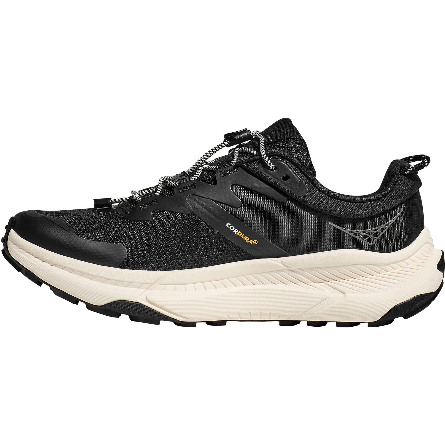 Hoka Transport Women's Shoes Black/Alabaster Mesh