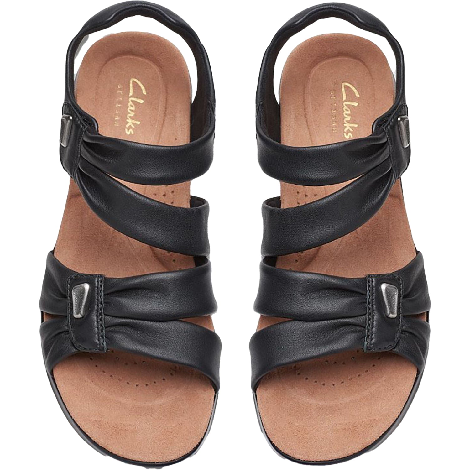 Clarks Kitly Ave Women's Sandals Black Leather