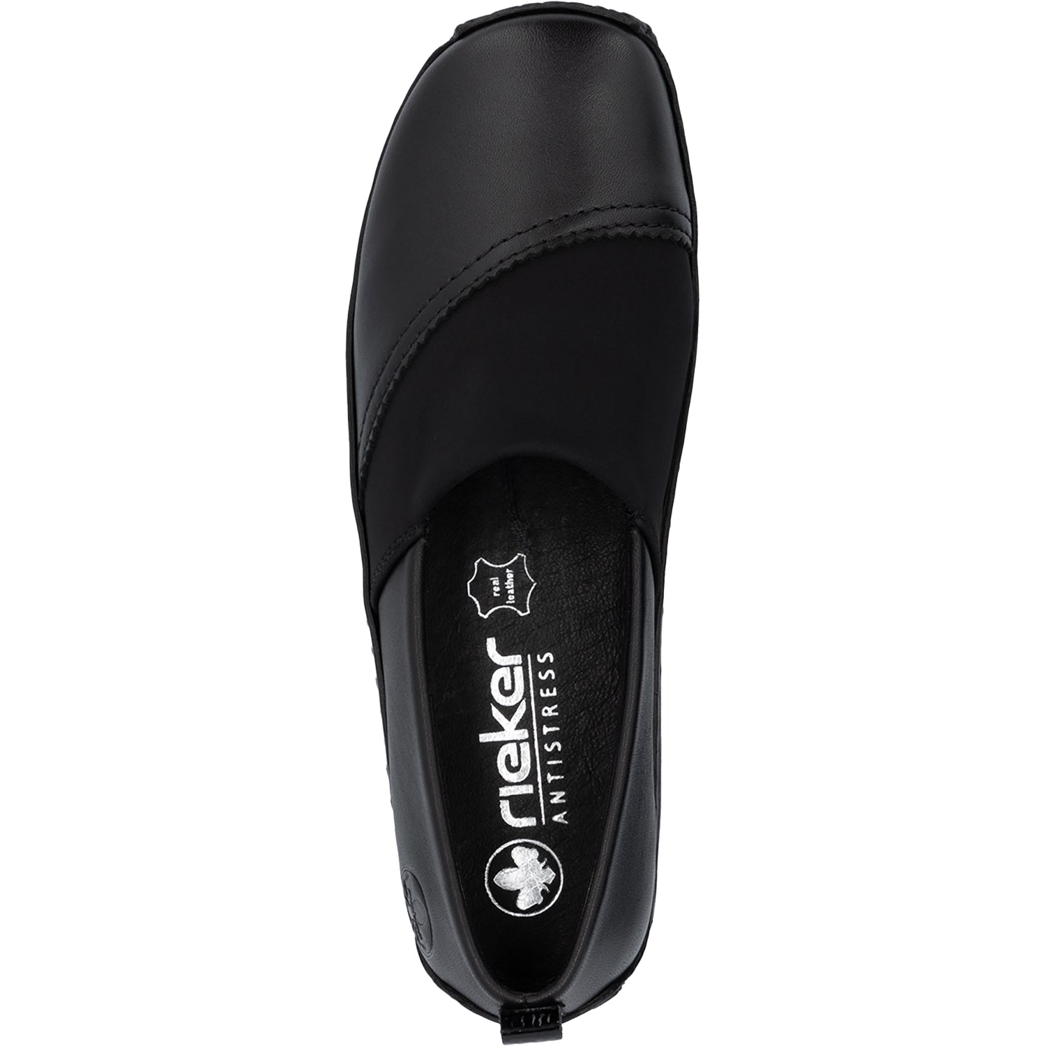 Rieker L1790-00 Stretch Women's Slip Ons Black