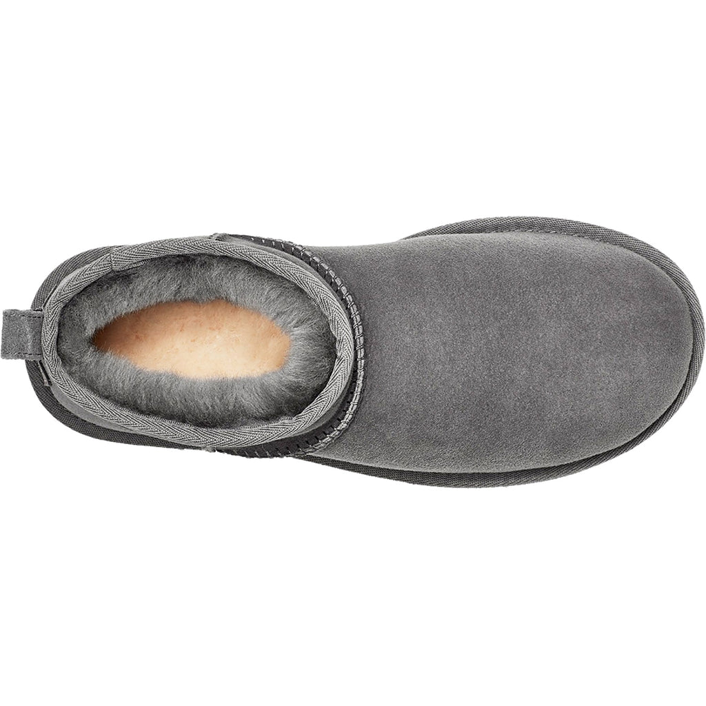 UGG Classic Ultra Mini Women's Boots Grey Sheepskin