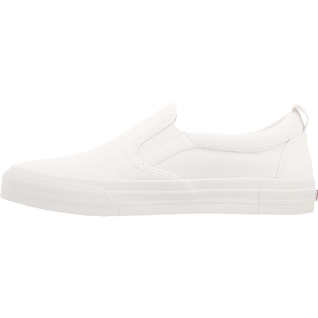 Taos Rubber Soul Women's Slip On Sneakerss White Canvas