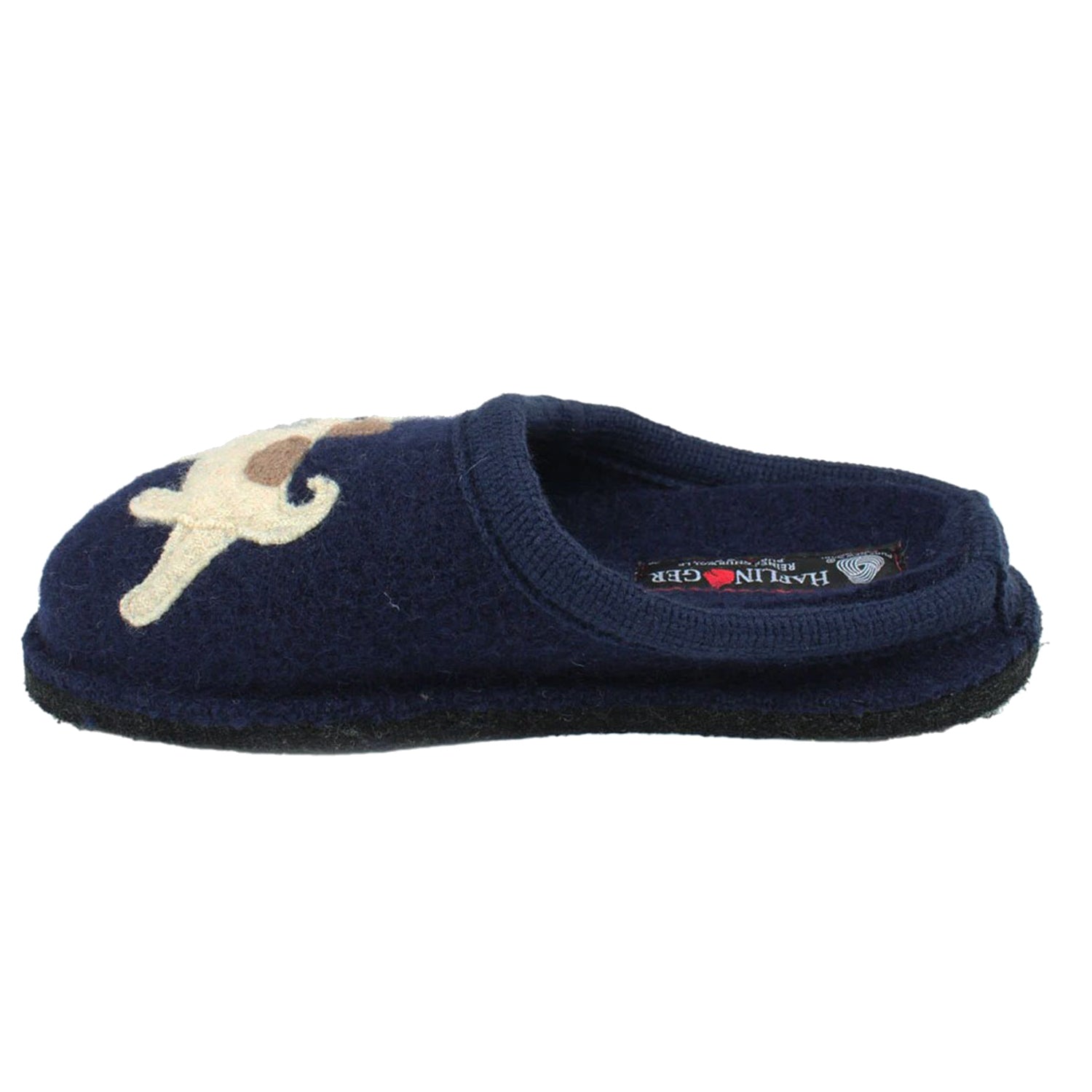 Haflinger Fido Women's Slippers Navy