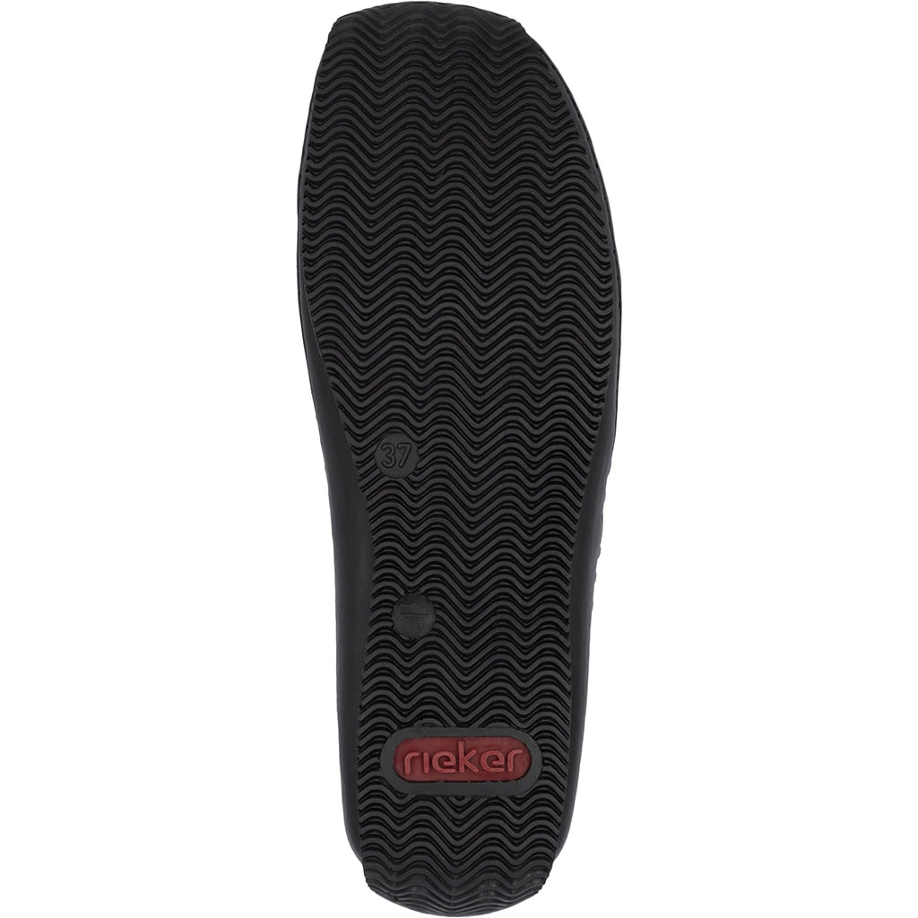 Rieker L1790-00 Stretch Women's Slip Ons Black
