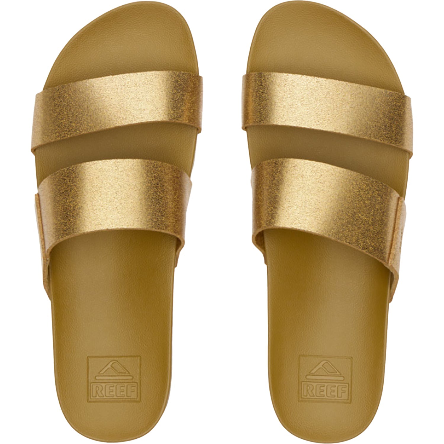 Reef Cushion Vista Women's Slide Sandals Copper/Tan Synthetic