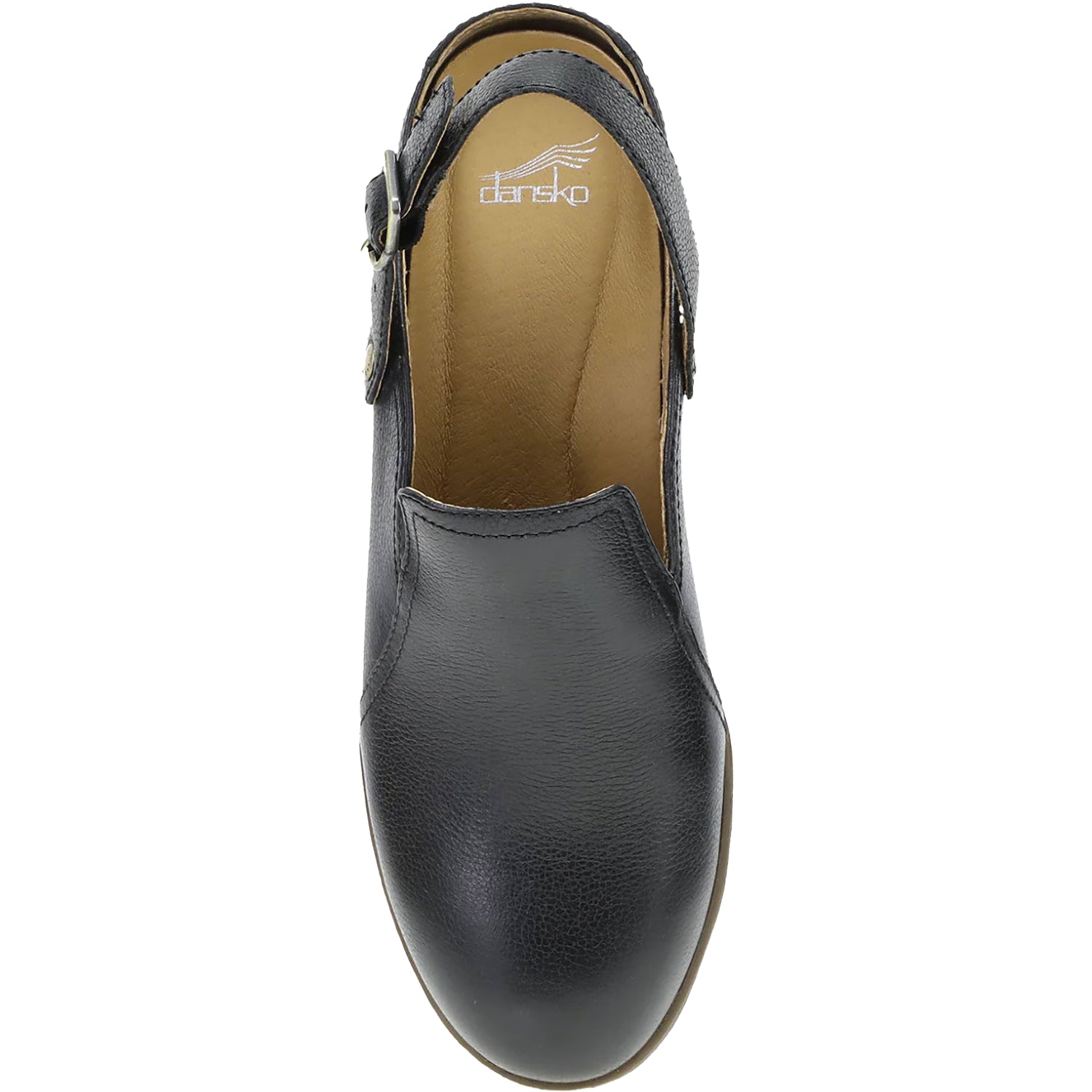 Dansko Sherian Women's Slip Ons Black Waterproof Milled Leather