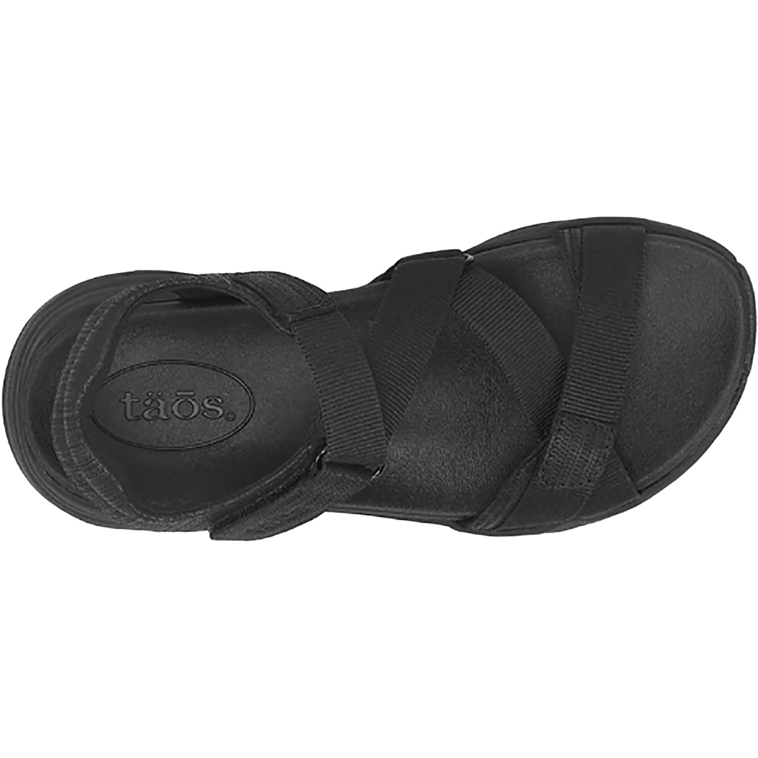Taos Super Z Women's Outdoor Sandals Black/Black Leather/Nylon