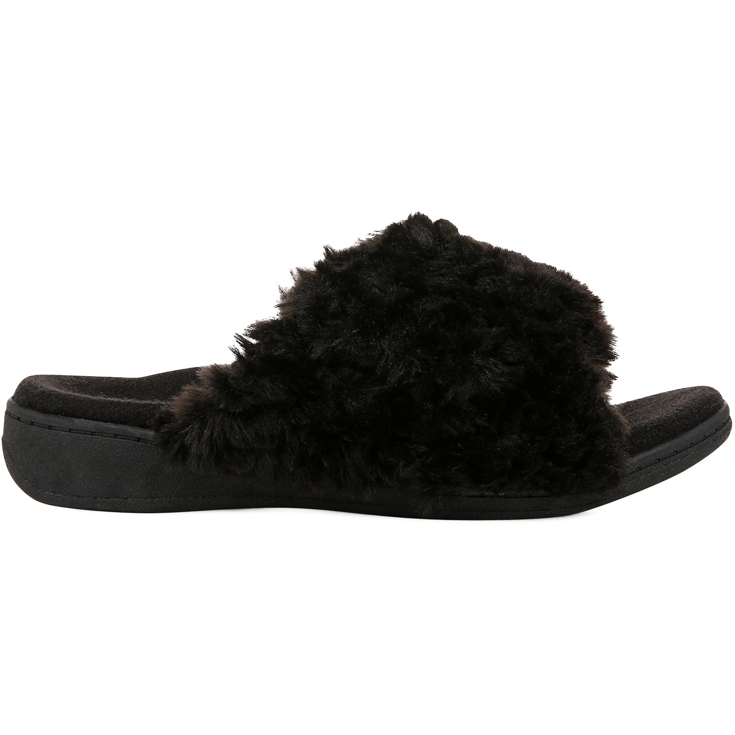Vionic Relax II Women's Slippers Black Shearling