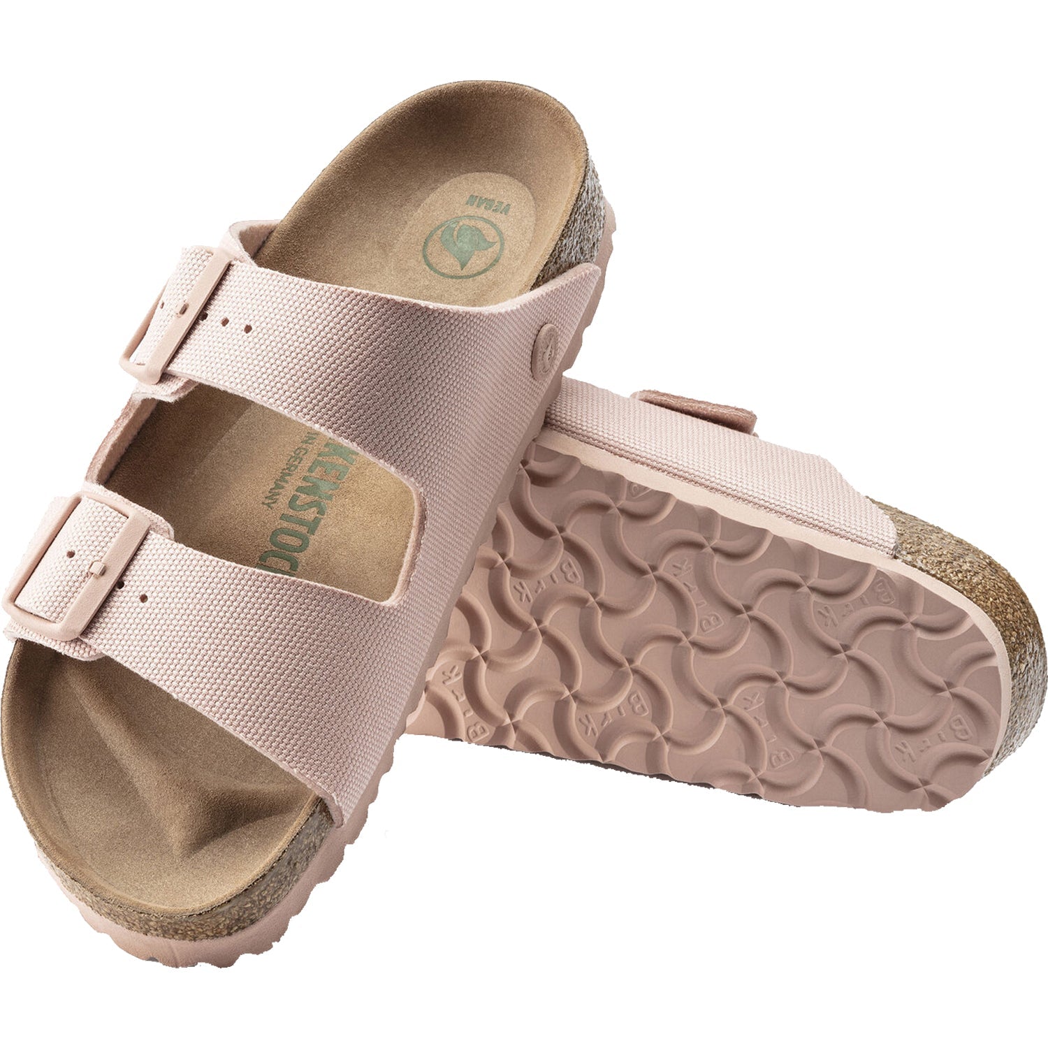 Birkenstock Arizona Vegan Women's Sandals Soft Pink Canvas