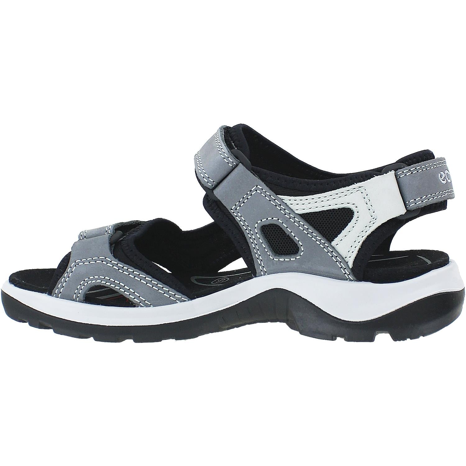 Ecco Offroad Yucatan Women's Strappy Hiking Sandals Titanium Leather