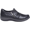 Aetrex Katie Women's Slip On Shoes Black Leather