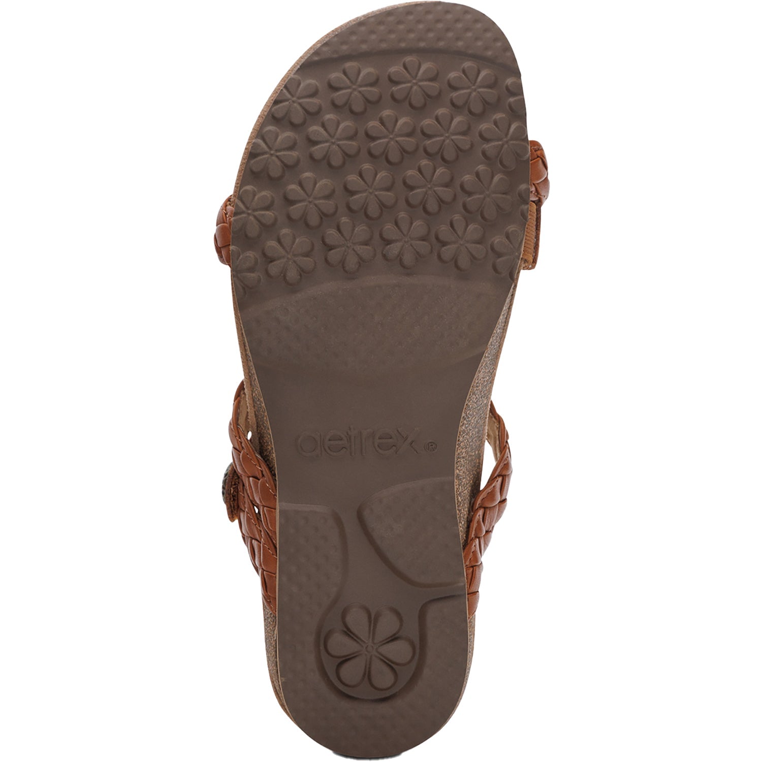 Aetrex Josie Braided Women's Slide Sandals Ginger