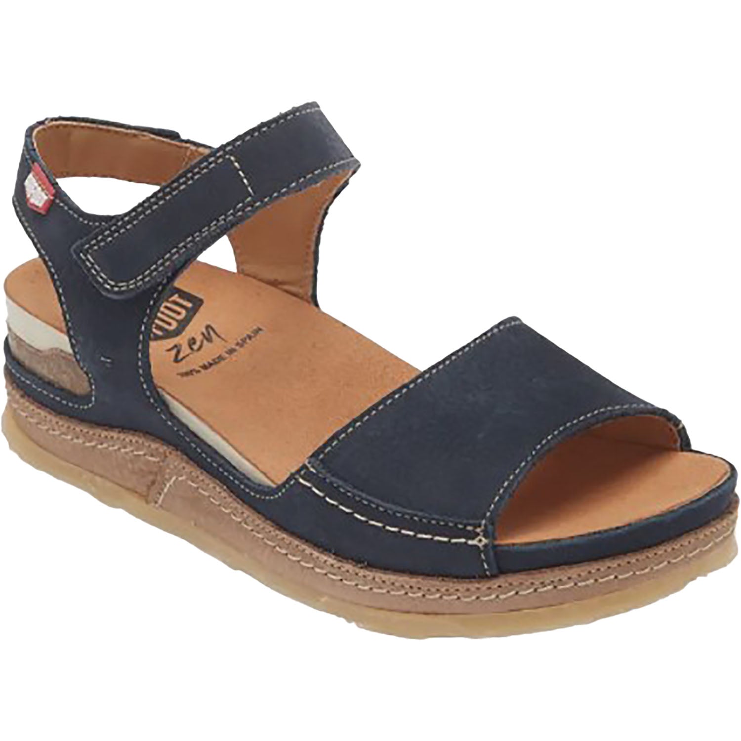 On Foot 240 Vegas Women's Platform Sandals Navy