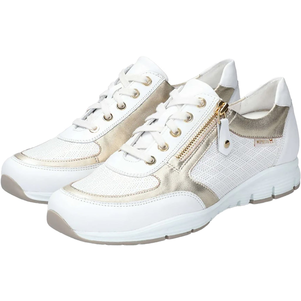 Mephisto Ylona Women's Lace Up Shoes Sneakers White Softy