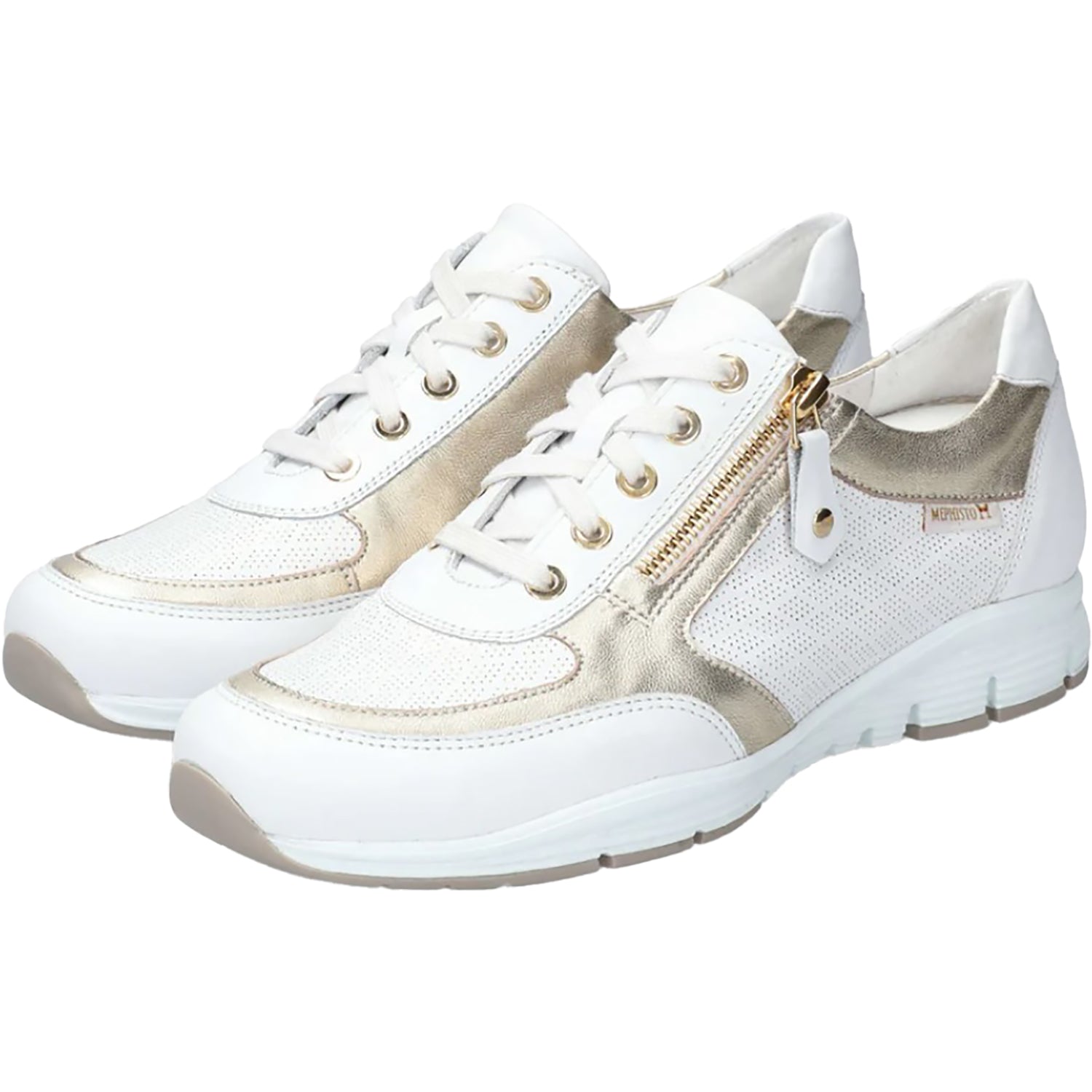 Mephisto Ylona Women's Lace Up Shoes Sneakers White Softy