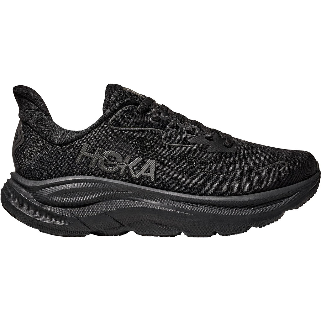 Hoka Clifton 10 Mesh (Neutral Support) Men's Athletic Shoes Black/Black