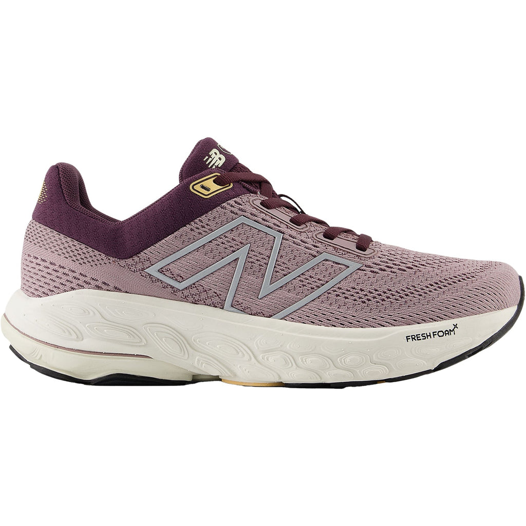 New Balance Fresh Foam X W860J14 (Stability Support) Women's Athletic Shoes Ice Wine/Plum Brown/Silver Metallic Mesh