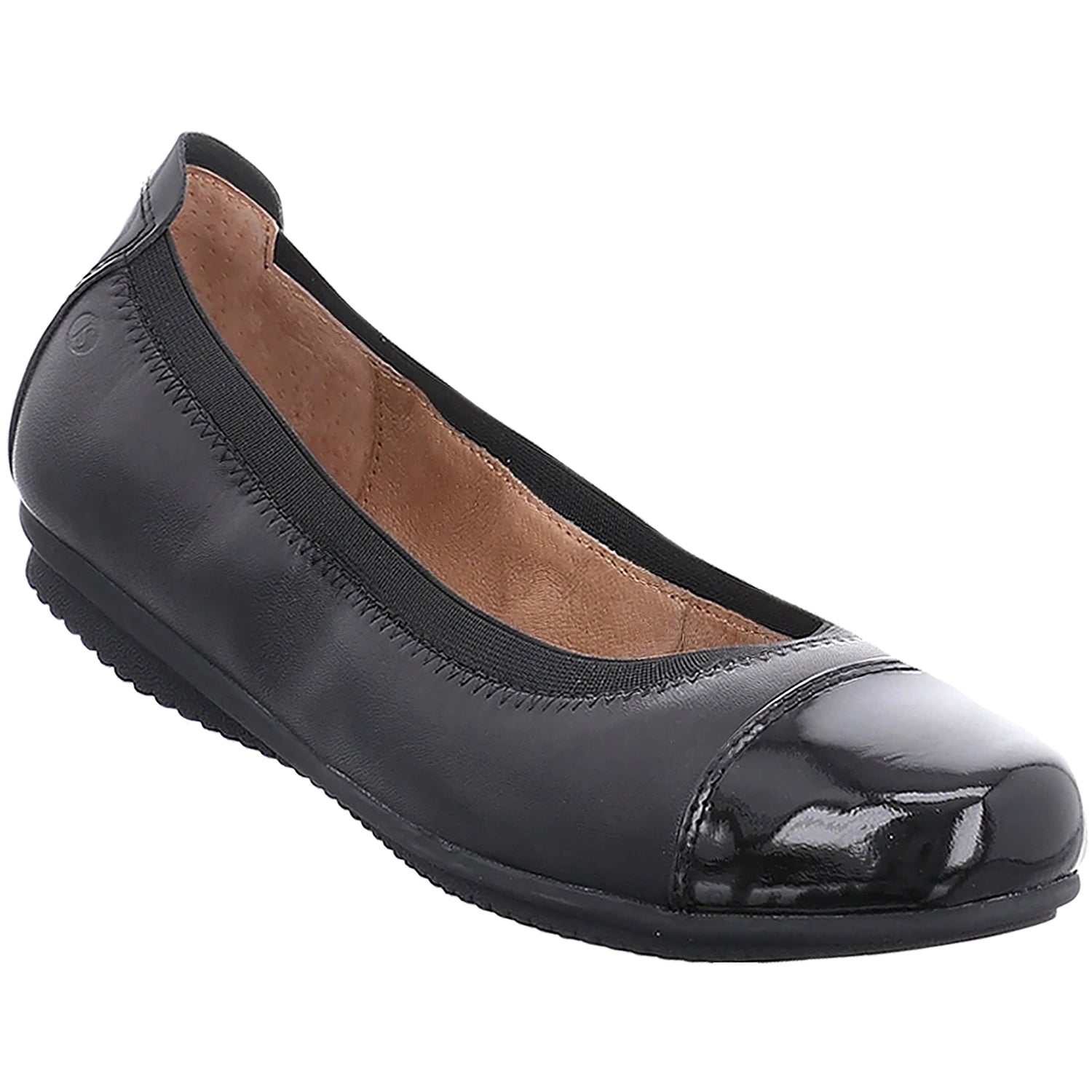 Josef Seibel Pippa 04 Women's Slip On Flats Black Leather