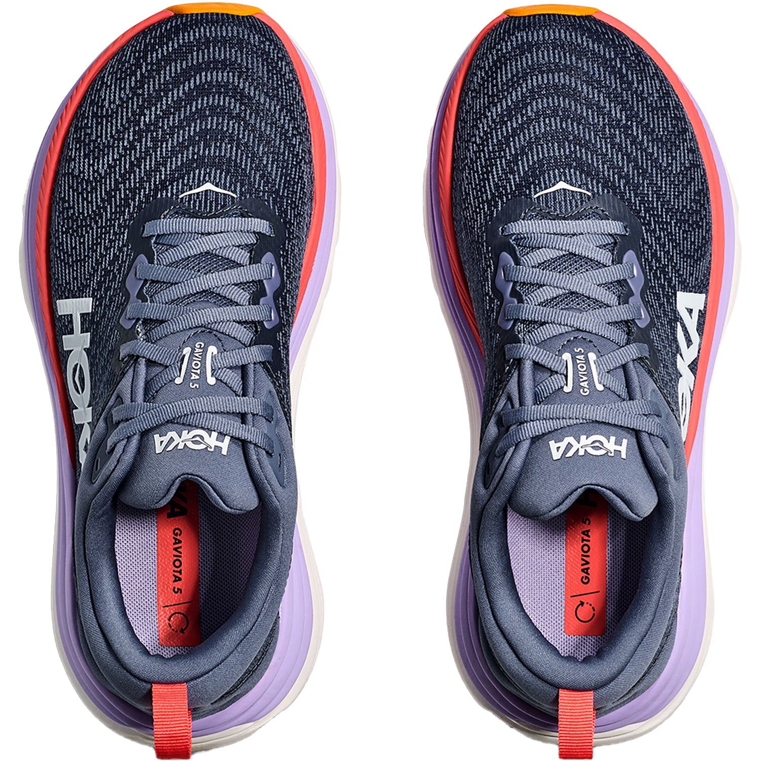 HOKA Gaviota 5 (Stability Support) Women's Athletic Shoes Anchor/Grapefruit