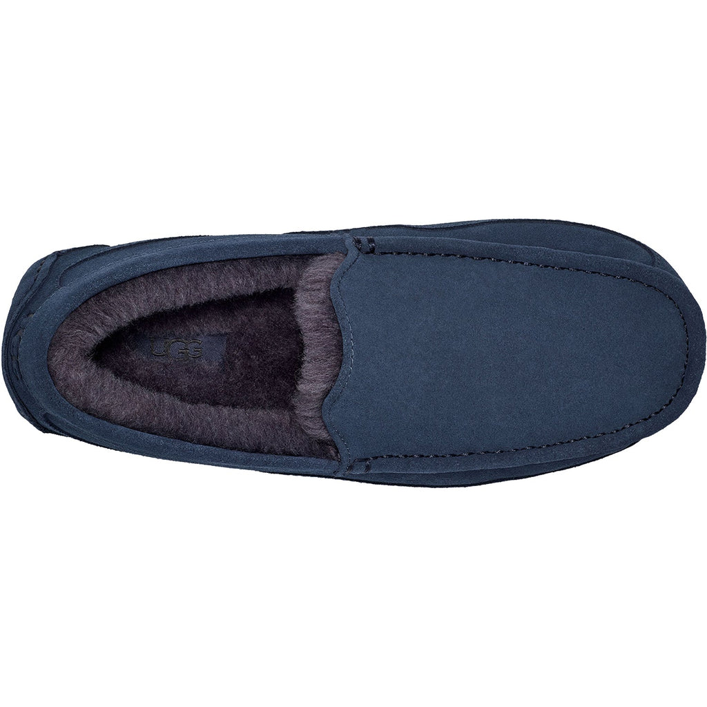 UGG Ascot Men's Loafer Slippers Deep Ocean Suede