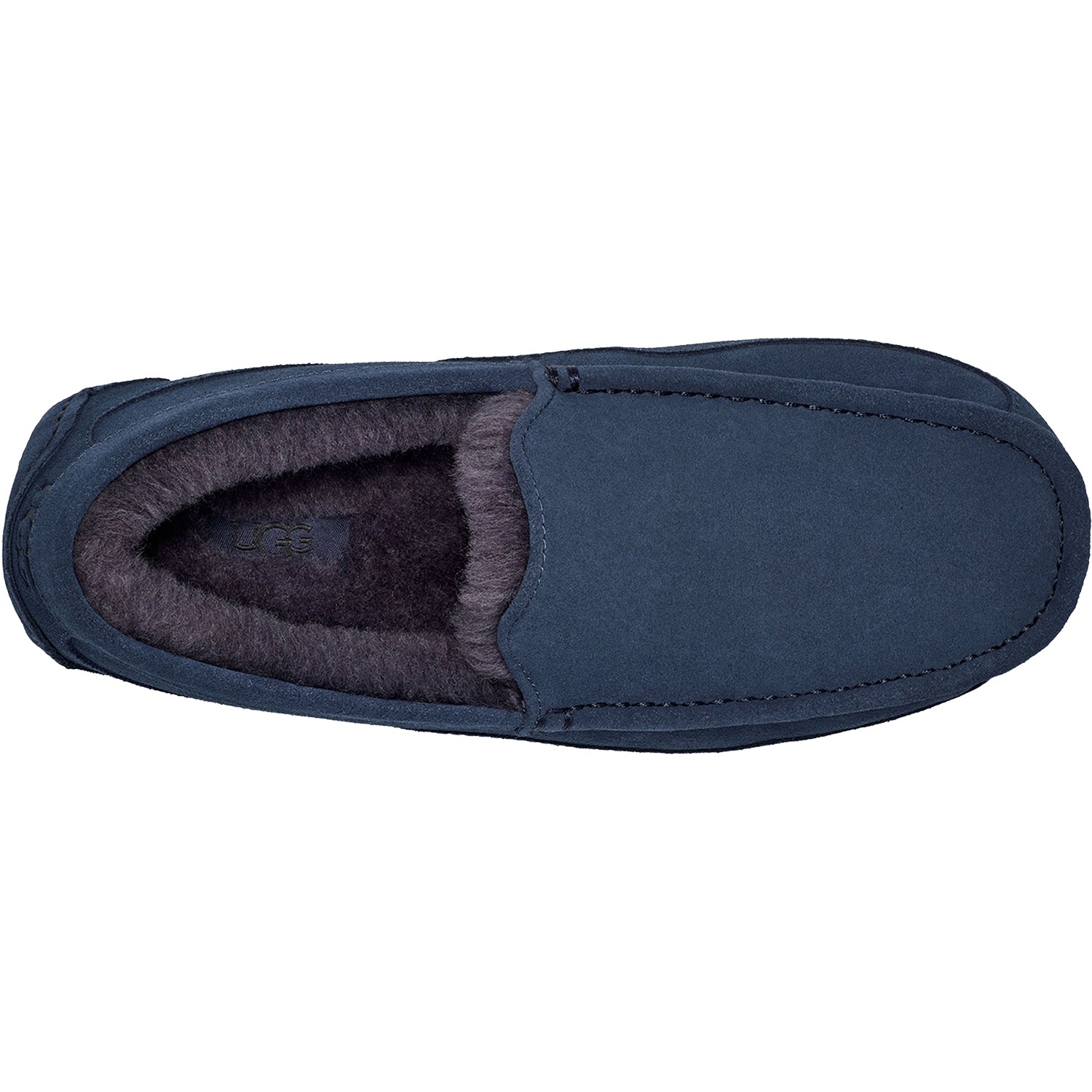 UGG Ascot Men's Loafer Slippers Deep Ocean Suede