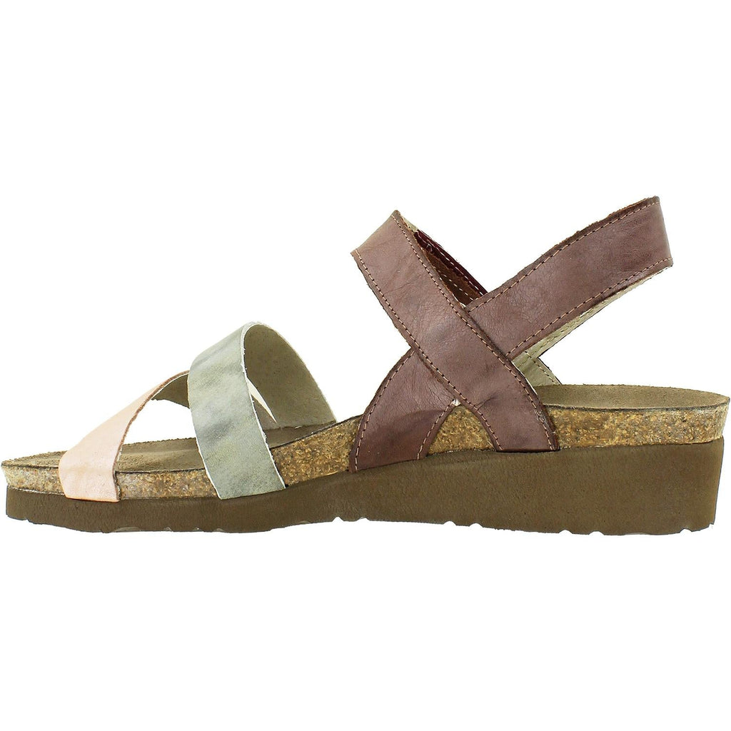 Naot Kayla Women's Wellness Sandals Plum/Beige/Nude Leather