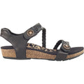 Aetrex Jillian Women's Backstrap Sandals Black Leather