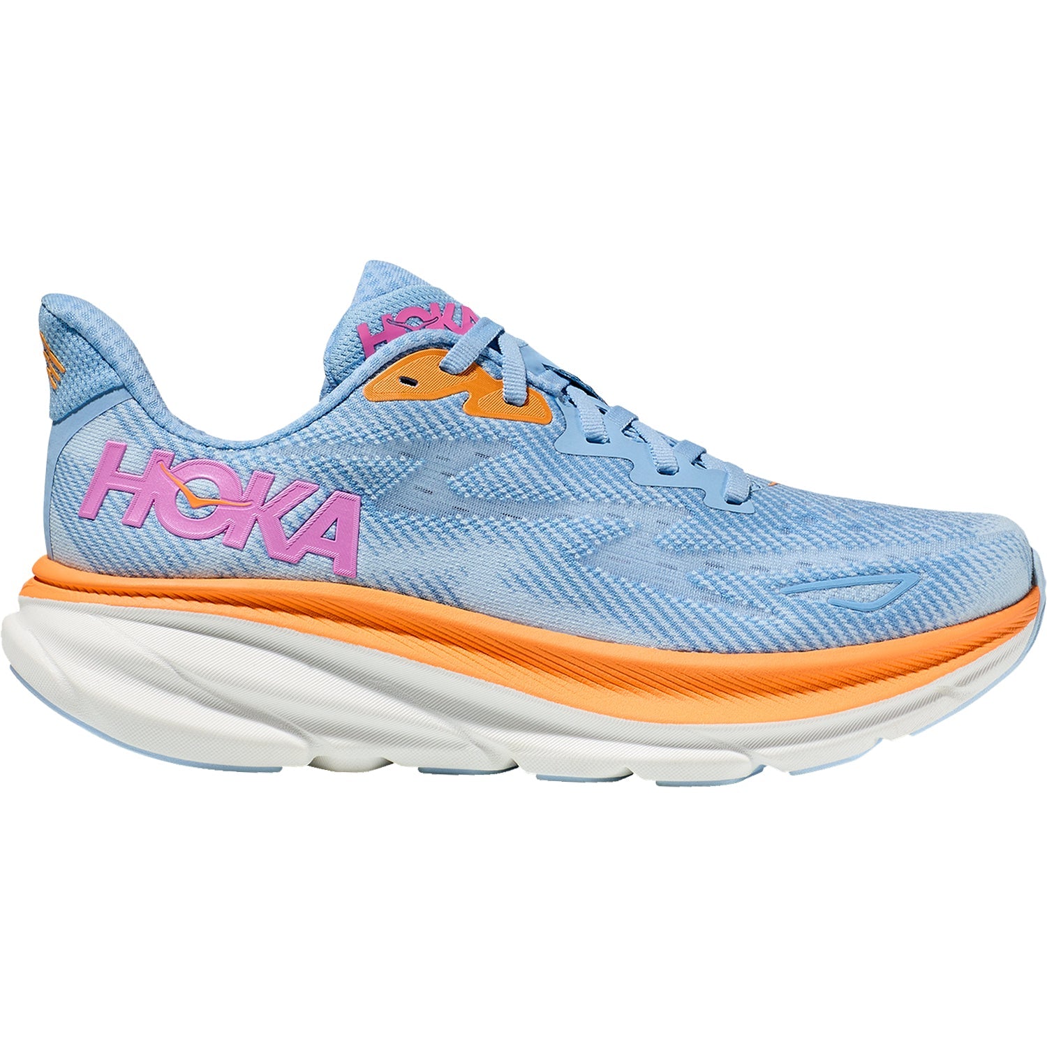 Hoka Clifton 9 (Neutral Support) Women's Road Running Shoes Airy Blue/Ice Water Mesh