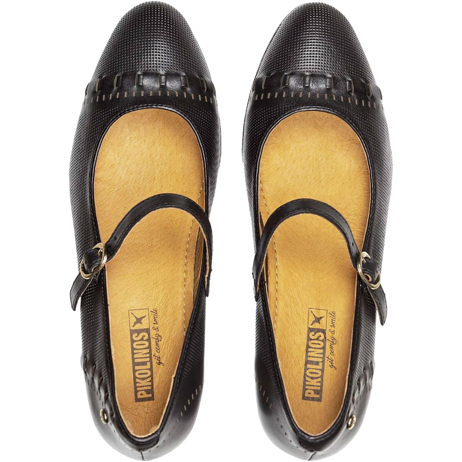 Pikolinos Calafat W1Z-5797 Women's Dress Shoes Black Leather