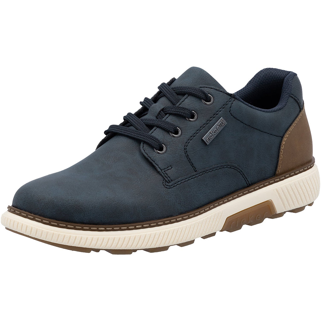 Rieker B3317-14 Stan Men's Lace Up Shoes Midnight/Muss/Lake