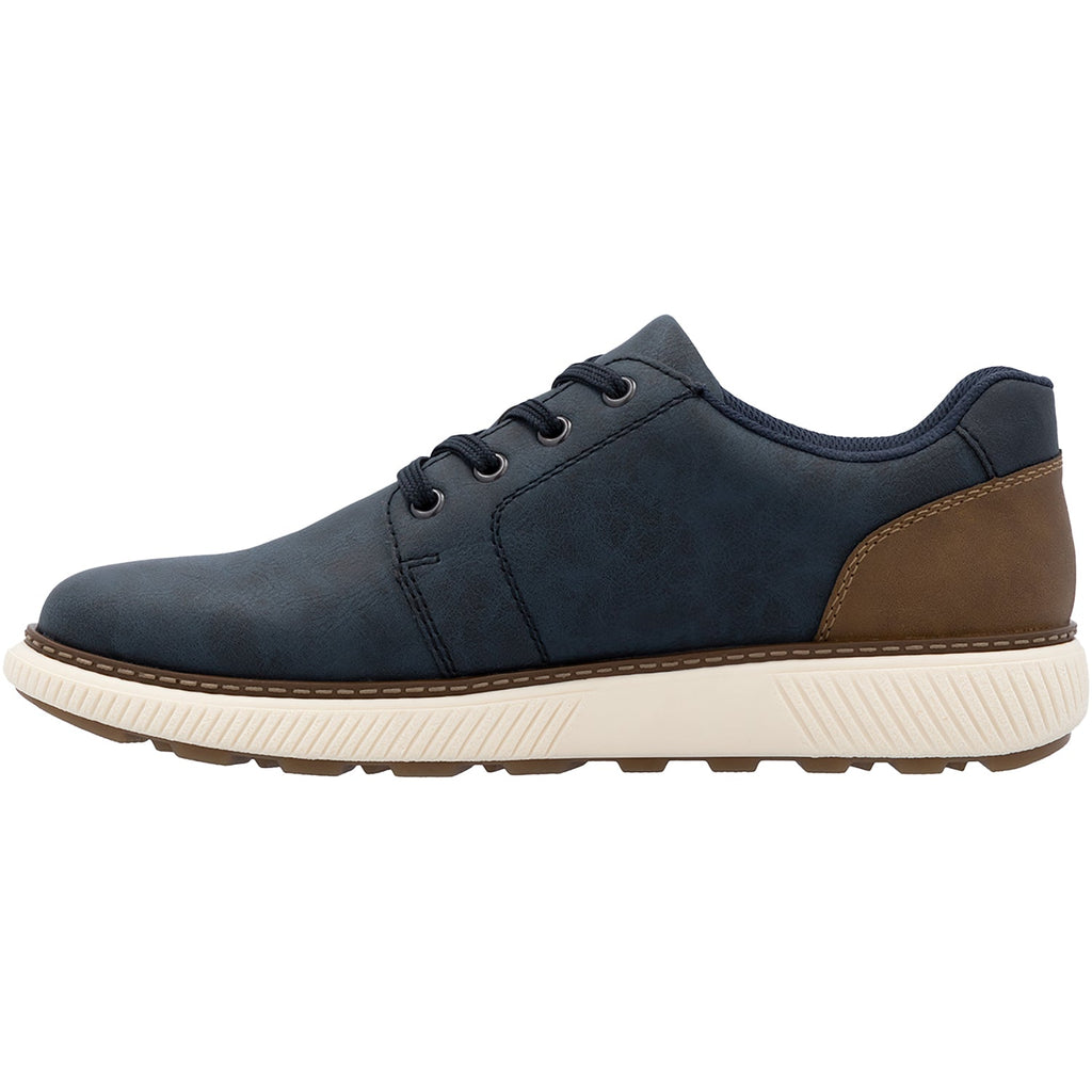 Rieker B3317-14 Stan Men's Lace Up Shoes Midnight/Muss/Lake