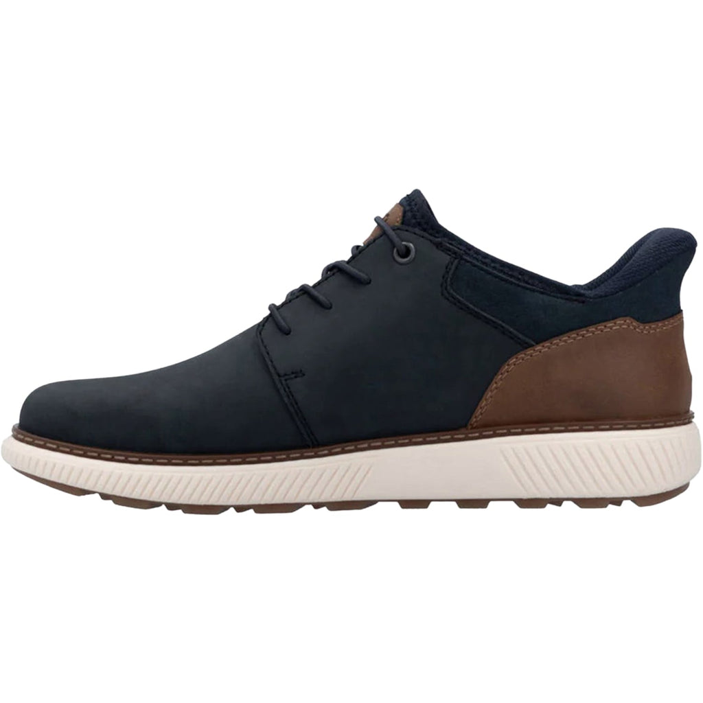 Rieker Hands-Free Men's Lace Up Shoes Slip Ons Midnight/Pazifik