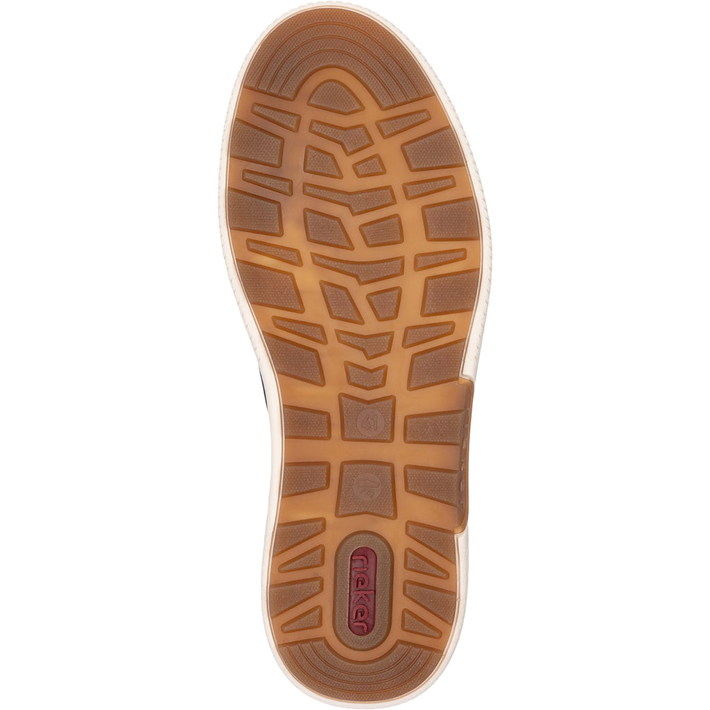 Rieker Hands-Free Men's Lace Up Shoes Slip Ons Midnight/Pazifik