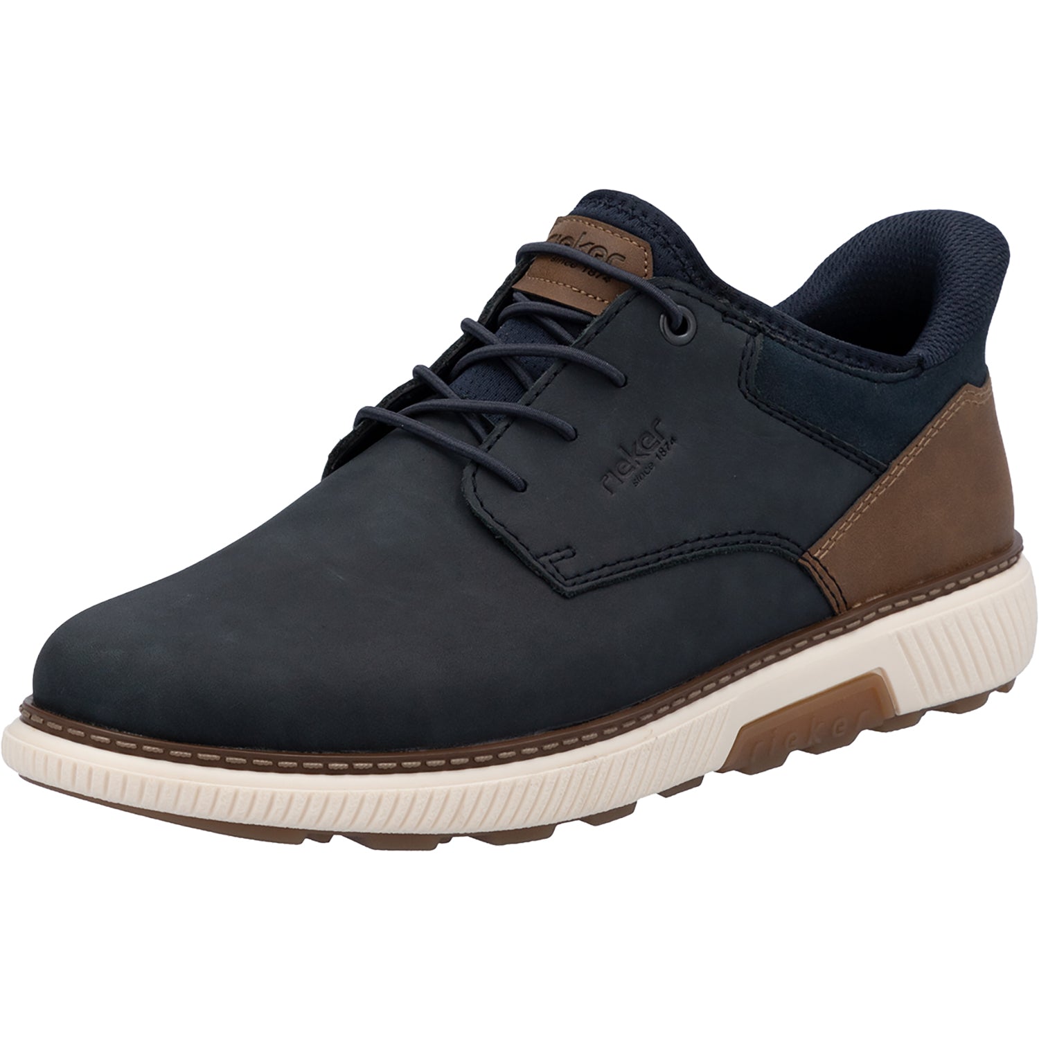 Rieker Hands-Free Men's Lace Up Shoes Slip Ons Midnight/Pazifik