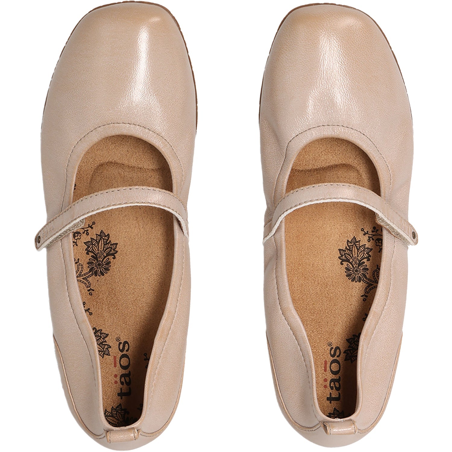 Taos Babble Women's Mary Jane Oyster Leather