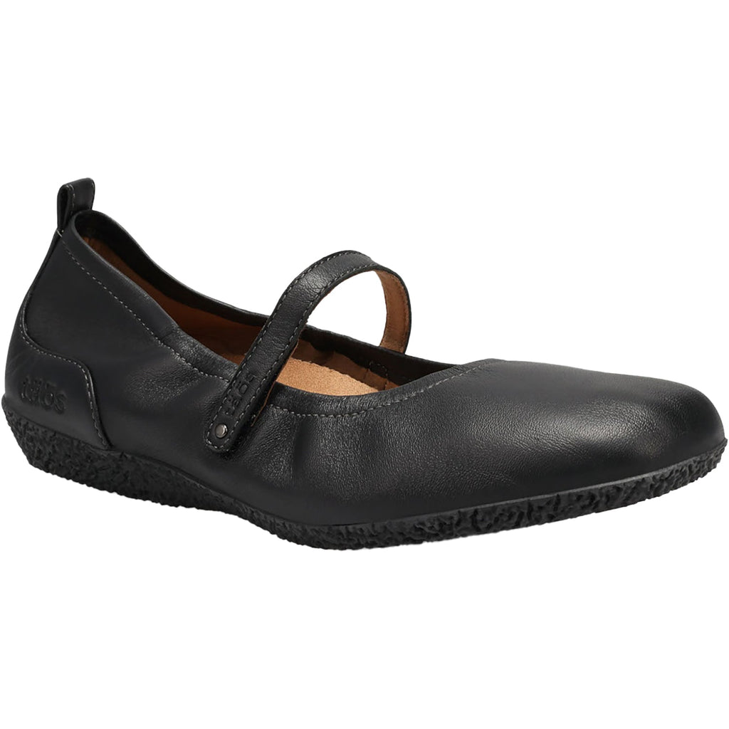 Taos Babble Women's Mary Janes Black Leather